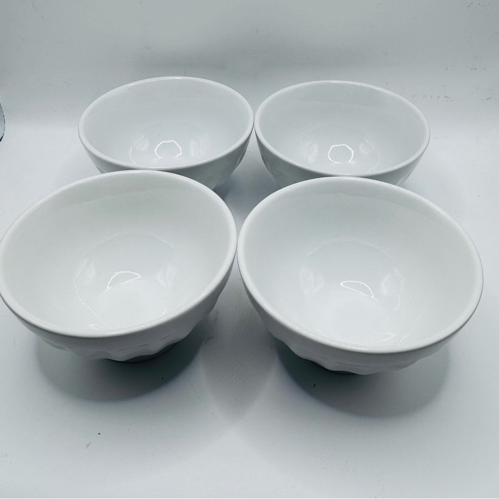 BIA Cordon Bleu 4.5 Ounce Fluted Bowl Set of 4, White, EUC - Picture 3 of 8